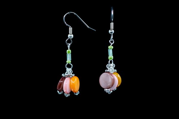 Spring Colors Mother of Pearl Earrings